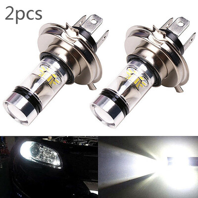 

2pcs DC 12-24V Auto Headlight Kit Driving Lamp Beam LED Bulbs 8000K DRL Light
