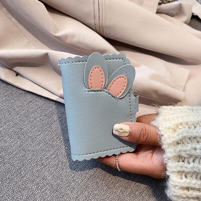 

Tailored Women Fashion Multi-Card Holder Wallet Rabbit Ears Hasp Card Holder Package