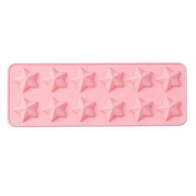 

12 cell MAGIC STAR Stars Chocolate Box Candy Silicone Mould Cake Wax Melt Soap