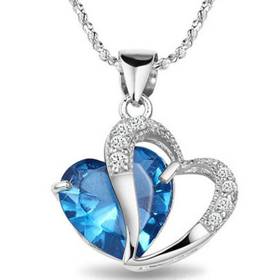 

Necklace Funny Gift Heart Gemstone Sterling Necessaries Plated Usable Amethyst
