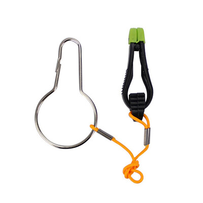 

4pcs Fishing Downrigger Release Clip With Rope ABS Stainless Steel Quick Splitter Snap Stacker Tool Swivels Fishing Accessories