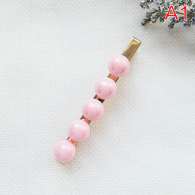 

Fashion Trend Retro Womens Hairpin Length Two Hairpin Pearl Decoration Hairpin Word Clip Girl Hairpins