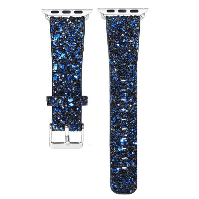 

Bling Christmas Shiny Glitter PU Leather Band for Apple Watch Series 4 3 2 1 Strap Belt for iWatch 38mm 42mm Watchbands