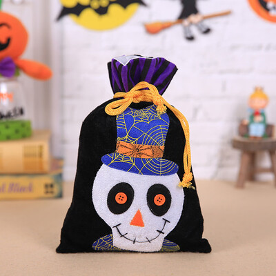 

Toponeto Halloween Cute Witches Candy Bag Packaging Children Party Storage Bag Gift