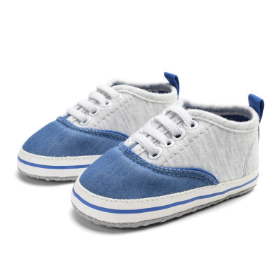 

Baby Shoes Baby The First Walker Shoes Classic Elastic Band Fashion Denim Color Matching Baby Shoes