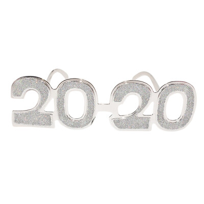 

Exquisite 2020 New Year Digital Party glass Photo Accessories For Birthday Party Props Dancing Party Costume Cosplay Accessory