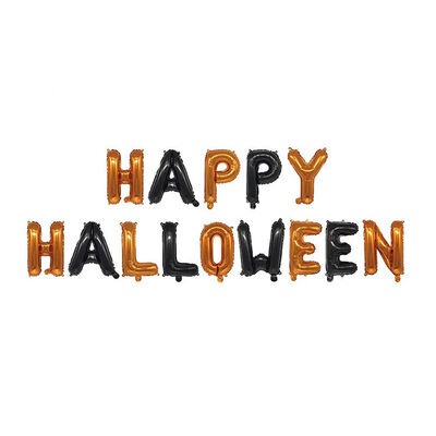 

Halloween Pumpkin Skull Witch Banner Decoration Ornament DIY Pull Banner Family Party Banner