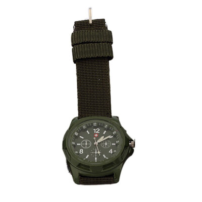 

〖Follure〗Solider Military Army Green Dial Army Sport Style Quartz Wrist Watch AG