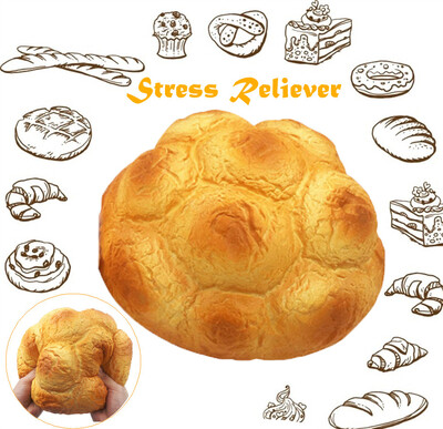 

YIWULAJumbo Giant Bread Scented Super Slow Rising Kids Toy Stress Reliever Toy 25cm