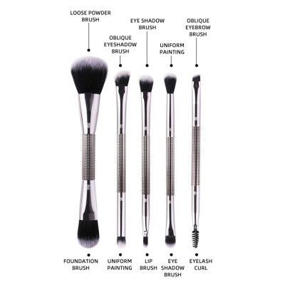 

5PCS Makeup Brushes Set Eyeshadow Eyebrow Blending Fan Brush Make Up Brushes Cosmetics Kit Pincel Maquiagem