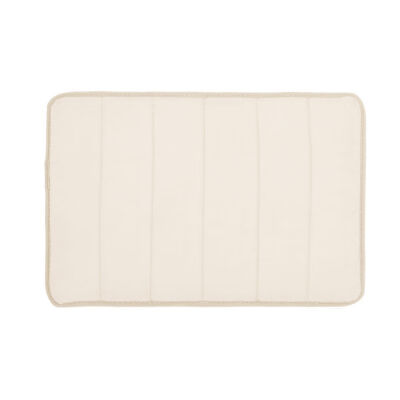 

1pcs Memory Cotton Bath Door Mat Bathroom Carpet Horizontal Stripes Rug Non-slip Bath Mats 12 Solid Colors Available SS1