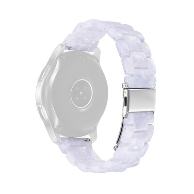 

〖Follure〗Luxury Crystal Resin Agate Beads Watch Band Strap For Samsung Galaxy watch 46mm