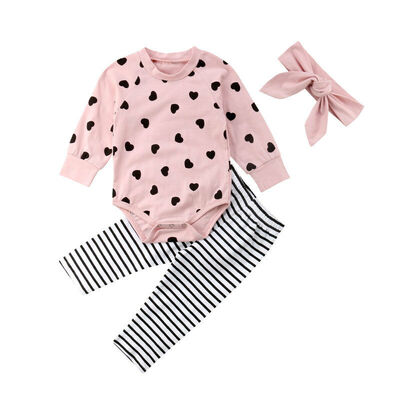 

Newborn Kid Baby Girl Floral Clothes Jumpsuit Romper Bodysuit Pants Outfit Set