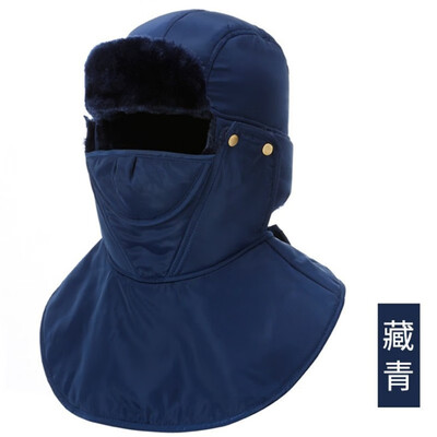 

Winter cycling cotton cap man outdoor winter thickening warm electric car windproof winter hat