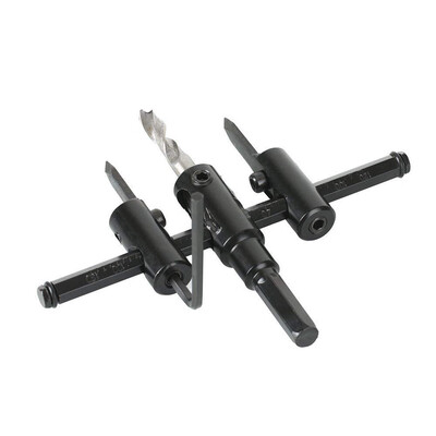 

30-120MM HSS Adjustable Metal Wood Circle Hole Saw Drill Bit Cutter Kit DIY Wood Working Tool