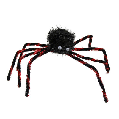 

12Inch Artificial Spider Halloween Decoration Brooch Lapel Pin Badge Clothes Bags Backpacks Party Costume Decorations