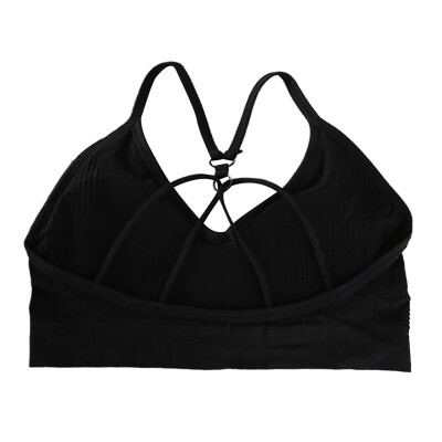 

Beauty Back Tube Top Comfortable Anti-Exposure Ladies Push Up Bra Vest Cross Casual Letter Print Sporty Bras For Women Bralette