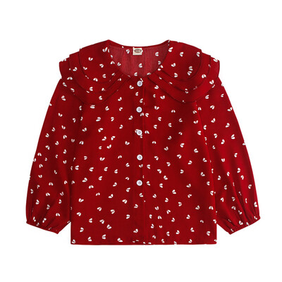 

Girls Clothes long sleeve shirts girls blouse cotton baby girls princess shirts toddler casual tops fashion children shirts