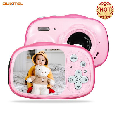 

OUKITEL Q1 Mini Kids Digital Camera 5MP 20 Inch IPS Display 3 Meters IP68 Waterproof Built-in Rechargeable Battery with 8GB Memor