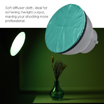 

Photography Light Soft Diffuser Cloth for 7" 180mm Standard Studio Strobe Reflector Multiple Color Options