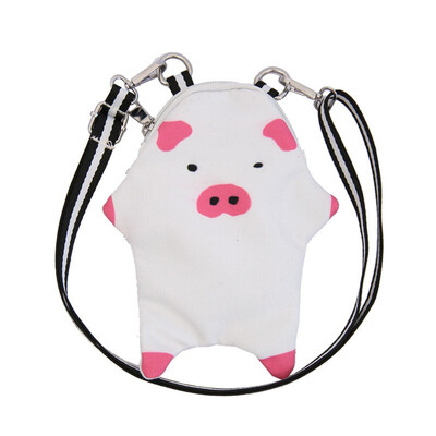 

Children Bag Cute Plush toy Cartoon Animal Child Girl One Shoulder Slung Small Bag Unique Children Soft Leather Bag