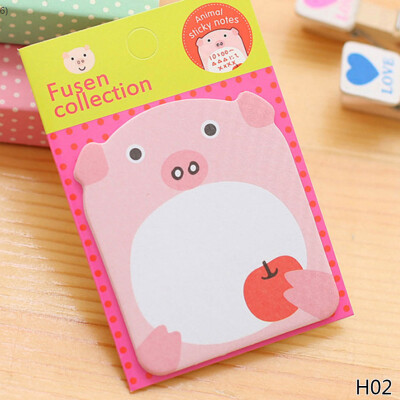 

1pc Cute Forest Planner Cartoon Page Marker Sticky Note Memo Pad Zoo Animal