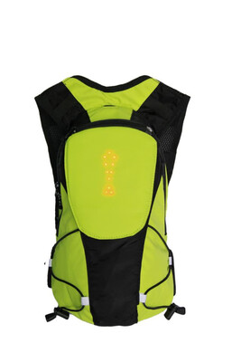 

5L LED Cycling Backpack Wireless remote control Turn Signal Light Reflective Vest Backpack Luminous Safety Warning Direction
