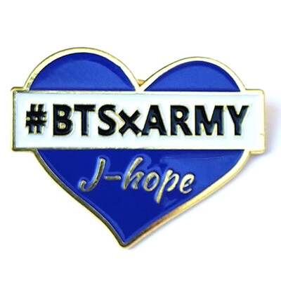 

Kpop BTS Bangtan Boys Clothes Hats Metal Badge Brooch Heart Shape Enamel Brooch Pin Cute Accessories