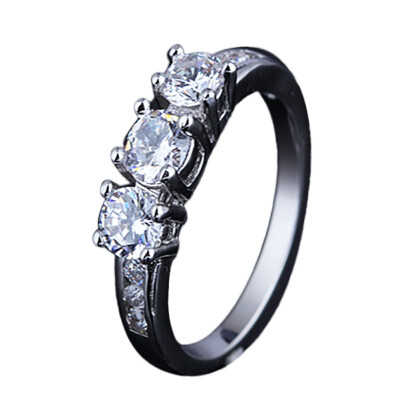 

Stylish New 925 Sterling Silver Crystal New Jewelry Wedding Ring Fashion Rings