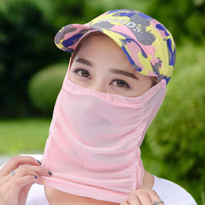 

Outdoor sports cap net screen summer sunscreen cap UV camouflage fishing cap breathable men&women ride sunshade cap