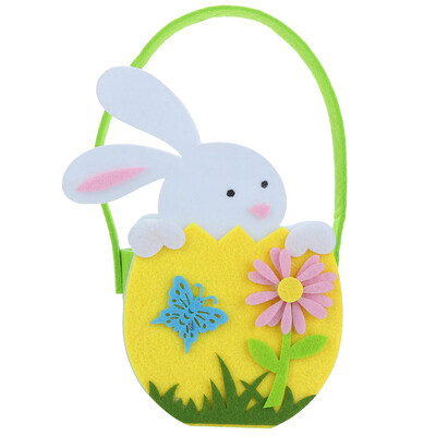 

Toponeto Easter Bunny Gift Bag Rabbit Candy Bag Creative Present Home Accessory