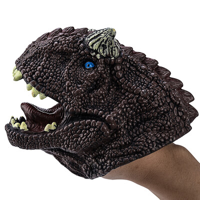 

〖Follure〗Dinosaur Hand Simulation Puppets Role Play Realistic Dino Head Gloves Soft Toy