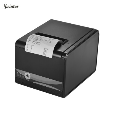 

Gprinter GP-80250I Thermal Receipt Printer 250mms High Speed 80mm 3inch Width Serial USB Ethernet Ports for Computer POS Cash Dra