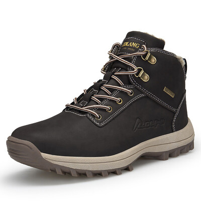 

Men Boots Winter Warm Boots Snow Boots with Warm Inner Lining