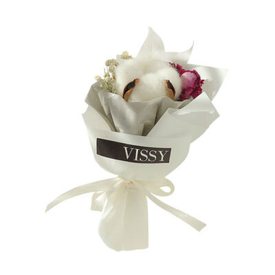 

In-car Dried Flowers Wrapped with Paper Arts&Crafts Mini Bouquet Gift Box Christmas Party Wedding Decoration