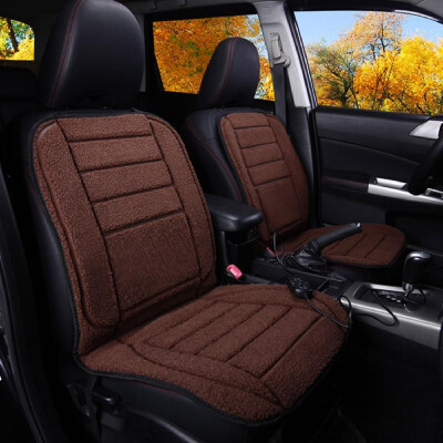 

Car Heated Seat Cushion 24V Car Front Seat Winter Warmer Cover Chair Heating Heater Pad Double