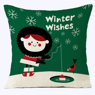 

Tailored Christmas Series Sofa Bed Home Decoration Section Pillowcase Holiday Xmas