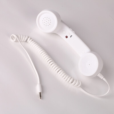 

New Classic Comfort Retro Phone Handset Speaker Phone Call Mic Receiver For iPhone Android Phones 7 Colors 35mm