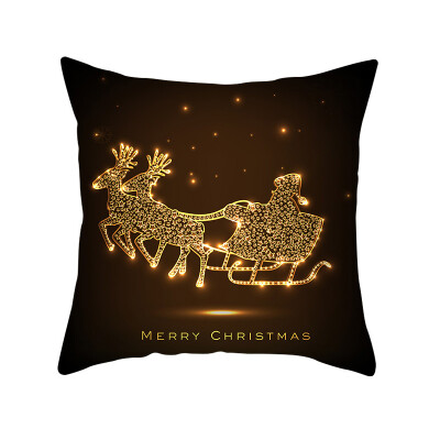 

Merry Christmas Happy New Year Pillowcase Decoration Pillow Cover for Home Decoration Cushion Xmas Gift 4545cm