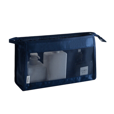 

Square Grid Makeup Bag Travel Storage Washing Bag Handle Hanging Carrying Bag Closet Organizer Storage Bag 26158cm