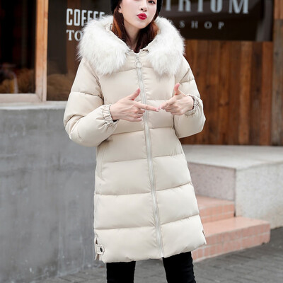 

Roseonmyhand Women Winter Warm Coat Hooded Thick Warm Loose Jacket Long Overcoat