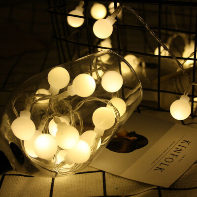 

Gobestart Fairy String Light Ball Shaped Curtain Lamp Party Wedding Outdoor Decor MR