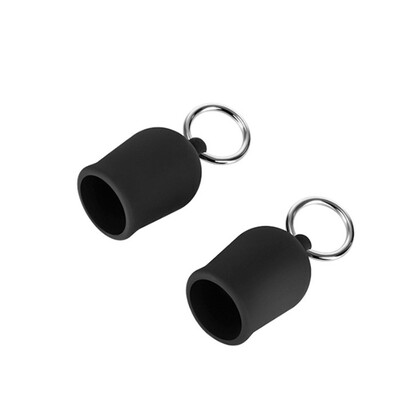 

2pcs Adult Couples Flirting Toys Erotic Adult Game Breast Clips Silicone Bell Nipple Clamps