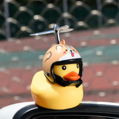 

New Arrival Cartoon Yellow Silica Gel Little Duck Shape Car Decoration 12 Zodiac Duck Head Car Accessories