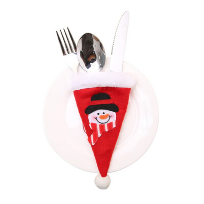 

New Christmas Decorations Knife And Forks Small Cap Christmas Decoration Desk Party Supply
