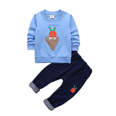 

Autumn Baby Boy Clothes Set Long Sleeve Cartoon Sweater Jeans Set for Boys Clothes Gentleman Casual Sports CHildren Clothing