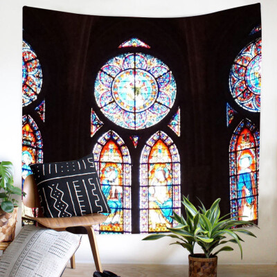 

Toponeto Colorful Print Tapestry Art Room Notre Dame Wall Hanging Tapestry Art Nature