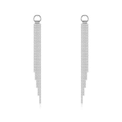 

Women Jewelry Earrings Dangle Long Drop Chain Exquisite Rhinestone Irregular Pendants Ear studs