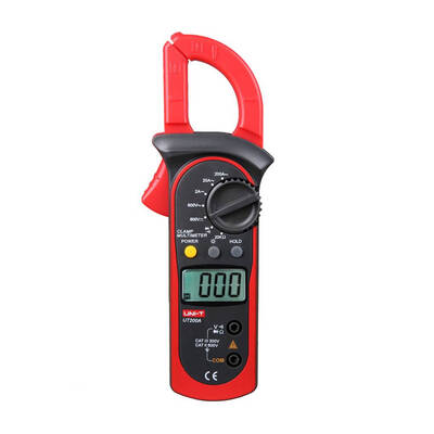 

UNI-T UT200A Digital Clamp Multimeter Professional Ohm DC AC Voltmeter AC Ammeter Resistance Testers Backlight