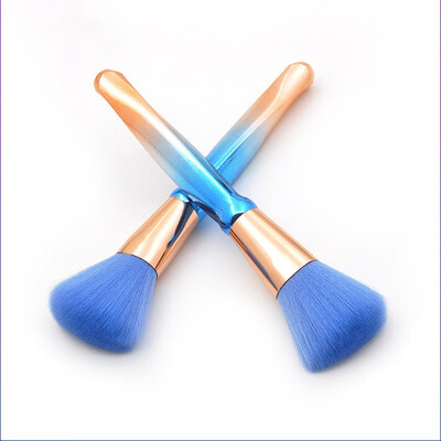

Blue Powder Blush Makeup Brush For Shading Foundation Base Contour Make Up Brush Concealer Cosmetic High Quality E3